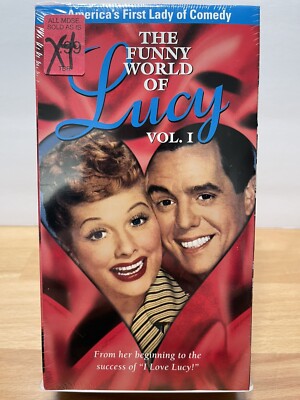 The Funny World of Lucy Volume 1 America's First Lady of Comedy (VHS, 1993) NEW