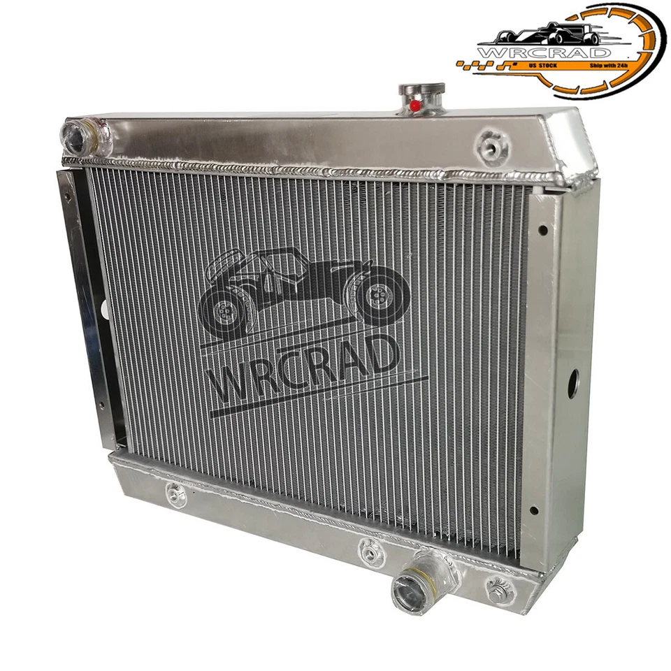 Radiador de 2 filas para Chevrolet Chevy II Base Nova V8 1962-1965 1963 1964 5,3 L Foto 4 de 4