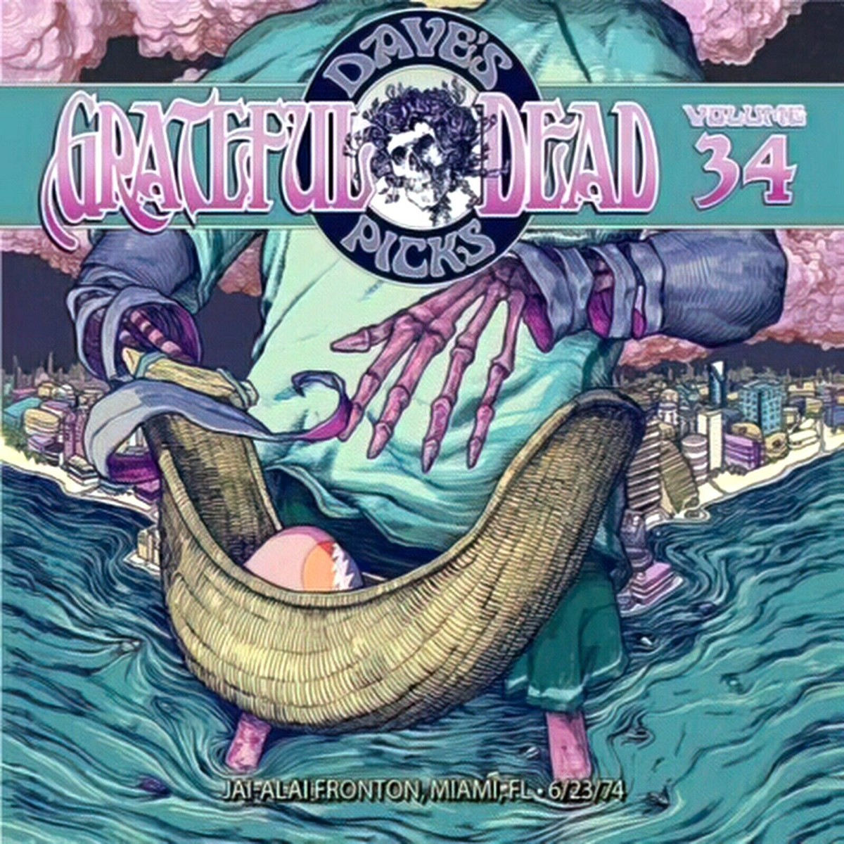 Grateful Dead Dave's Picks Volume 34 1974 12x12 Album Cover