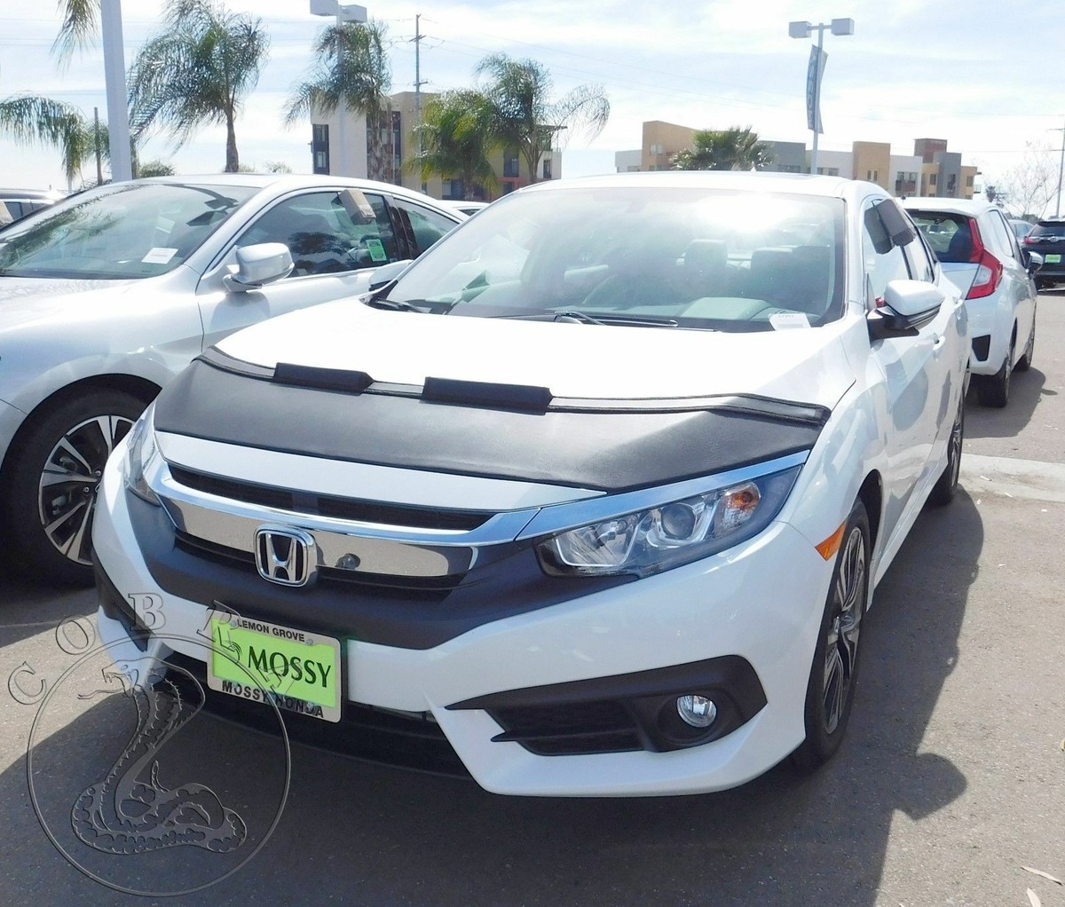 Car Bonnet Hood Bra For Honda Civic Coupe Sedan 2016 2017