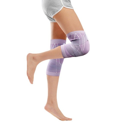 Knee Sleeve Compression Brace Support For Sport Joint Pain Arthritis Relief - Picture 3 of 15