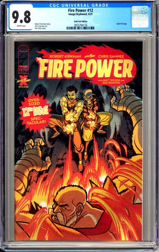 Fire Power #12 CGC 9.8 - 🟡Gold Foil Edition Afu Chan Variant Cover