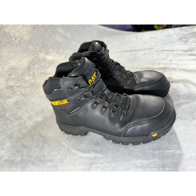 Caterpillar mens boots waterproof composite Safety toe work boot