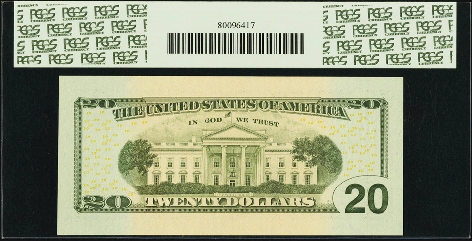 $20 2004A Federal Reserve * Star Note PCGS Superb Gem New 69 PPQ - Image 2 of 3