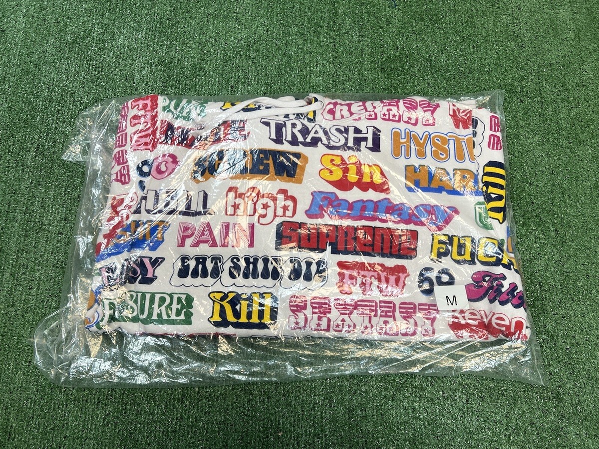 Brand New Supreme FW17 Hysteric Glamour Text Sweatshirt Size Brand New Supreme FW17 Hysteric Glamour Text Sweatshirt Size