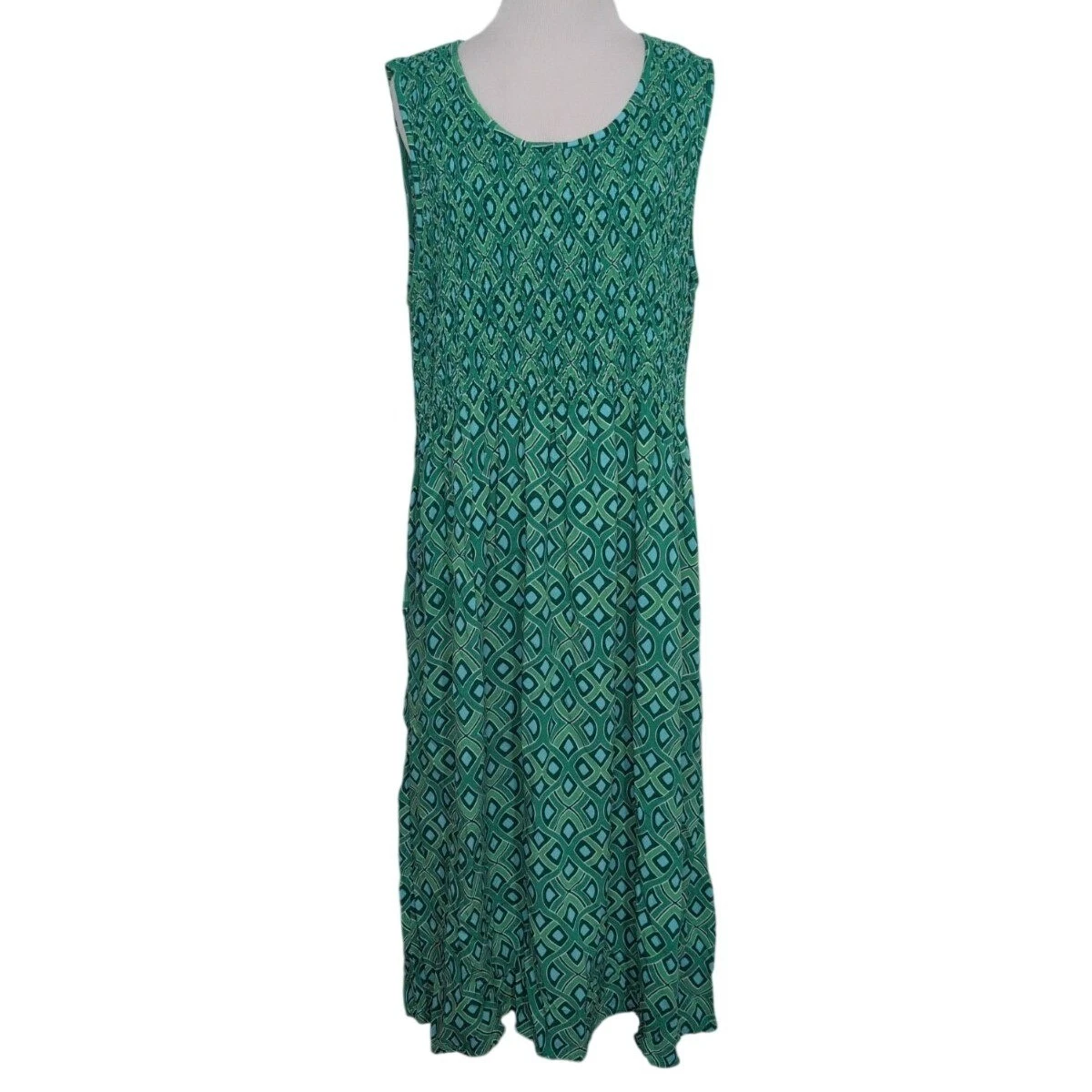 sachin and babi light blue dress Croft & Barrow + Smocked Midi Dress
