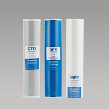20" x 4.5" Melt Blown Sediment, Activated Carbon, Ion Exchange Resin Filters
