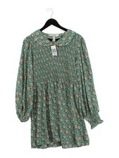 liquorish Shirt Midi Dress UK14 in Green
