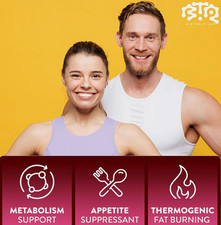 Keto Weight Loss Diet Capsules Natural Appetite Suppressant Fat Burner Women Men