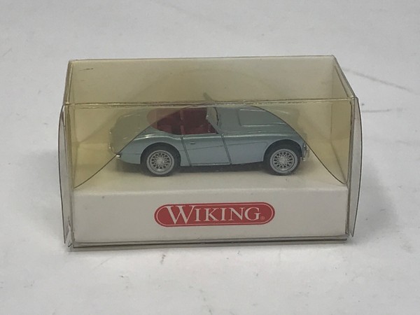 Wiking 816 07 23 - Austin Healey 3000 - Silberblau - Ho - 1:87 - Neu/Ovp-image