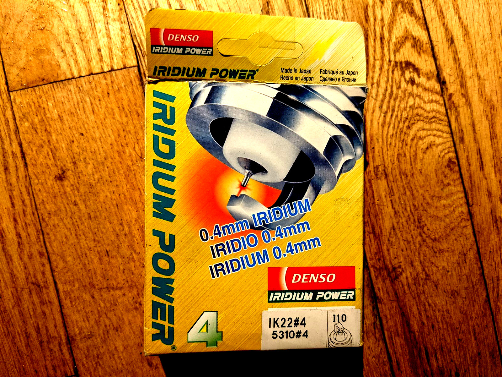 DENSO Iridium IK22 #5310 - 4x Spark Plugs Heat Range 7 Equivalent SR20DET  