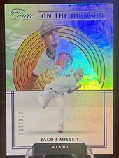 2023 Panini Three and Two - On the Horizon Jacob Miller #OTH-JM /150 (RC)