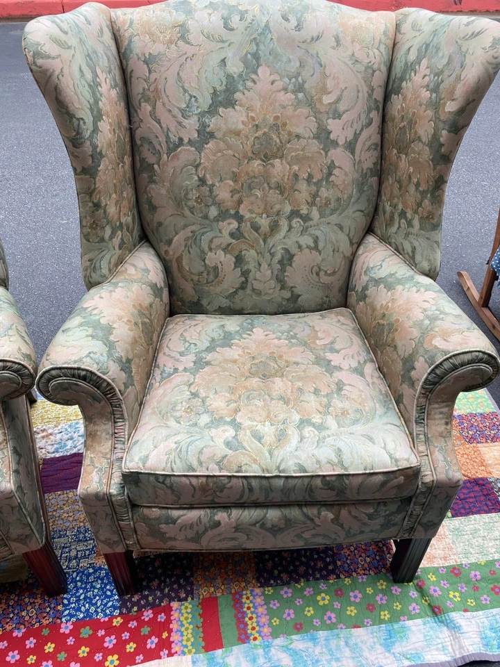 Sillas de colección Pennsylvania House con respaldo de ala (par) - Colección Consensus 50 Foto 3 de 4