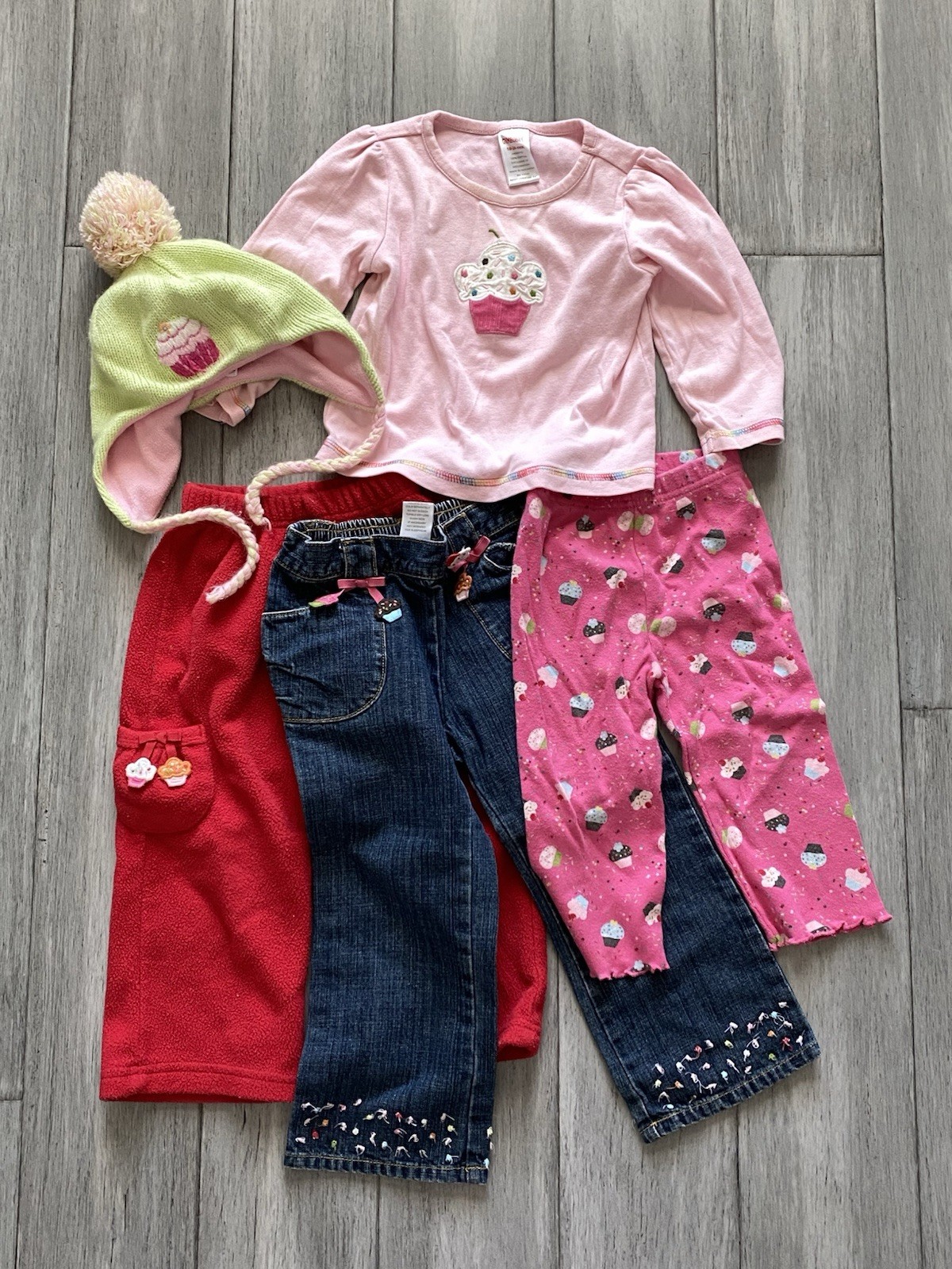 Gymboree cupcake bundle girls 12-18 months & 2T