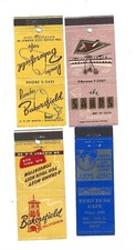 4 Bakersfield, California  Matchcovers
