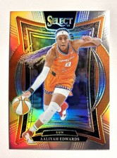 2025 Panini Select WNBA CONCOURSE SILVER PRIZM AALIYAH EDWARDS SUN #32