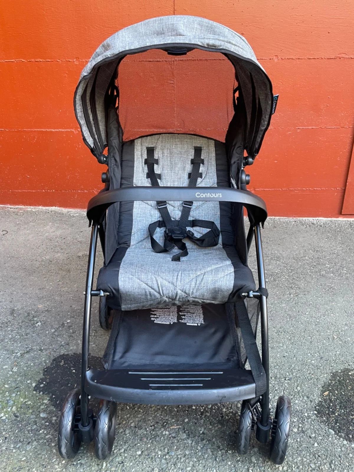 Contours Quick Lightweight Travel Stroller Compact Fold Newborn Gray Used
Opens in a new window or t