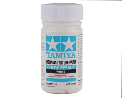 Tamiya Diorama Texture Paint (Snow Effect) (100ml) [TAM87119]