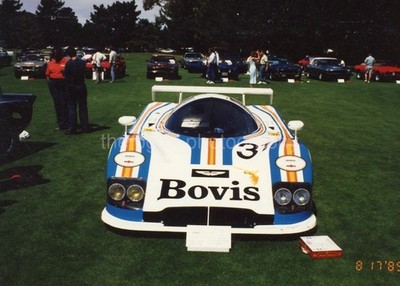 VINTAGE FOUND PHOTOS Original LOT OF 2 BOVIS CAR RACING PICS Color  64 LA 88 AA