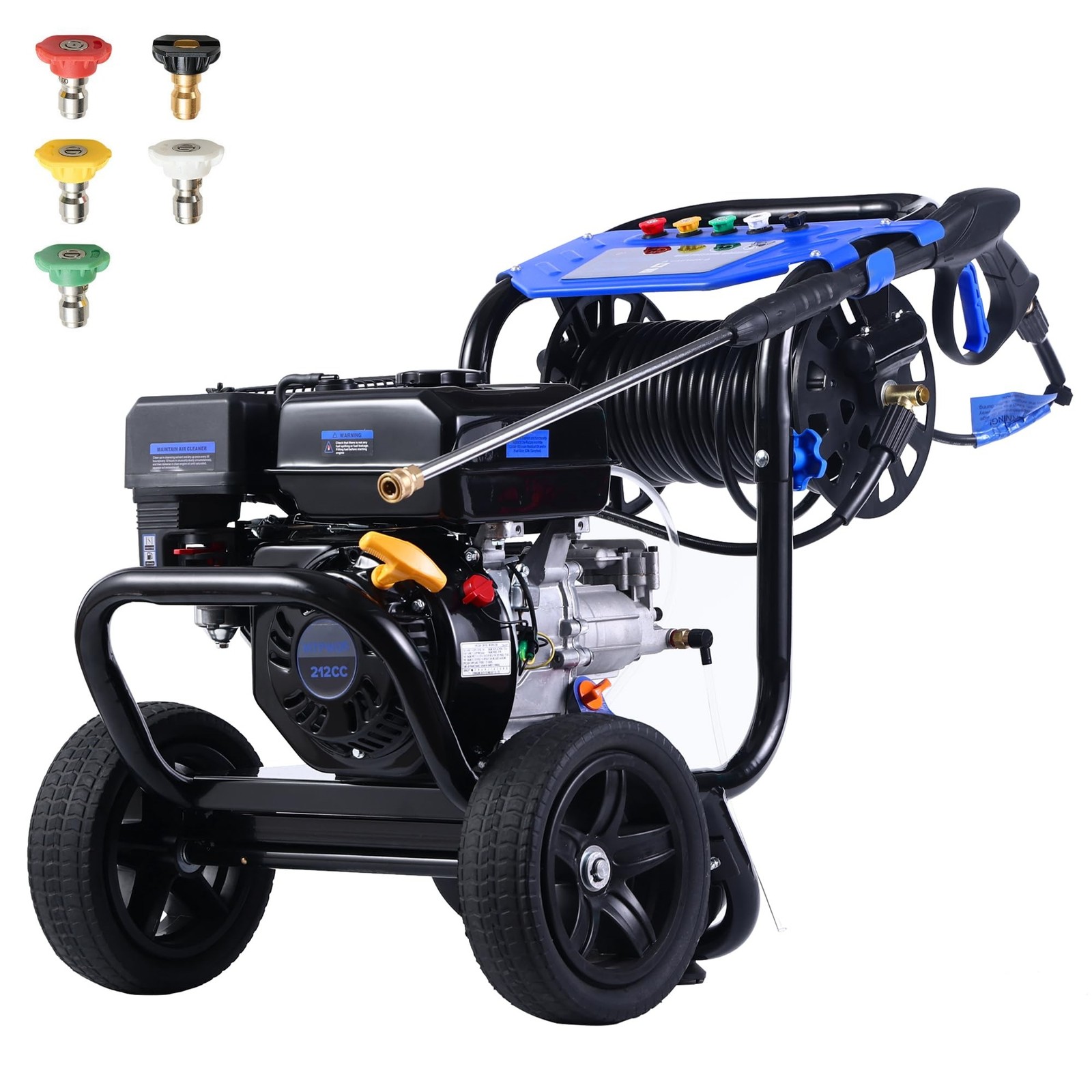 3600 PSI Gas Powered Pressure Washer, 212CC 2.3 GPM Heavy Du