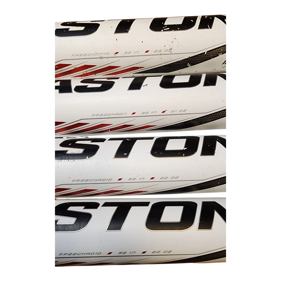 Lote de 4 bates de softbol Easton Ghost Advanced de doble barril para práctica de bateo Foto 4 de 4