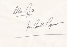 Widmung+Autograph der Operns&auml;ngerin Camille Capasso &ndash; Deutsche Oper Berlin