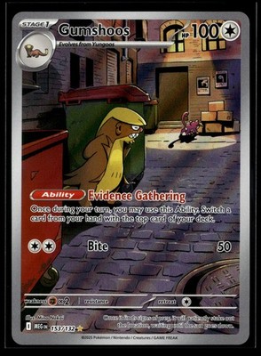 Gumshoos 153/132 Holo ME01: Mega Evolution NM