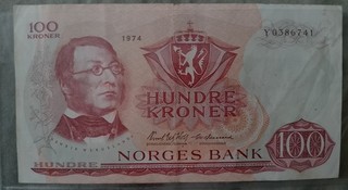 Norway 100 Kroner 1974