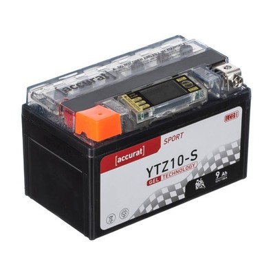Motorradbatterie YTZ10S Gel 12V 9Ah Motorrad Batterie mit Display Quad YTZ10-S