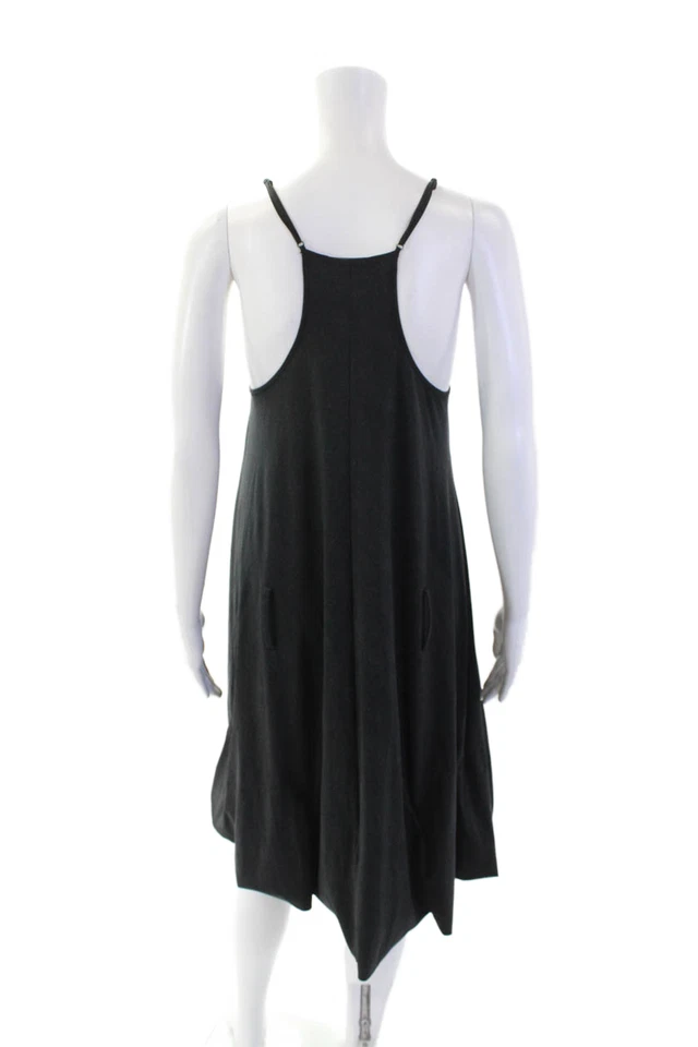 Vestido trapecio azul sin mangas cuello en V Marithe & Francois Girbaud para mujer talla 7 Foto 3 de 4