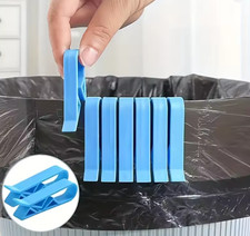 20Pcs Trash Can Clips Safe And Non Slip Trash Bag Holder Stylish Divider Clips