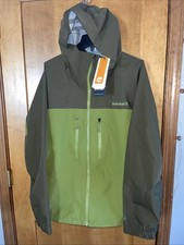 Mens Timberland Caps Ridge Mobi Flex WP Jacket - Dark Olive/Guacamole, Size XL