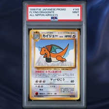 PSA 9 MINT Flying Dragonite #149 ANA Promo 1998 All Nippon Airways Japanese