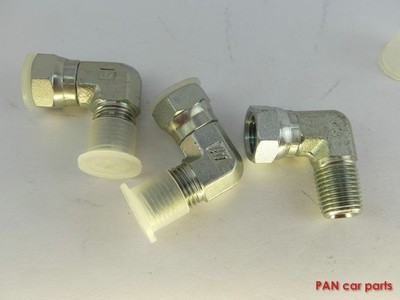Hydraulik Fitting 3 Stück Male Pipe x Female Pipe Swivel 90° AD4MP-4FPX90