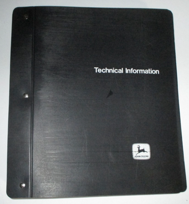 #ad John Deere 4 Post Technical Parts Catalog Service Manual Binder SX 2031 empty $29.99