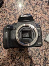 Canon EOS Rebel 500D T1i 15.1MP DSLR Camera w/ 18-55mm and ef 75-300mm lenses