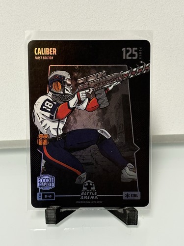 2024 Bo Jackson Battle Arena Caliber Caleb Williams Battlefoil Steel BF-40
