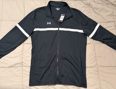 Under Armour Mens UA Knit Warm Up Team Full-Zip Black XXL NWT