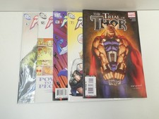 4 POWER GIRL DC + 1 THOR MARVEL COMICS LOT 2000’S COLLECTIBLE BOOKS