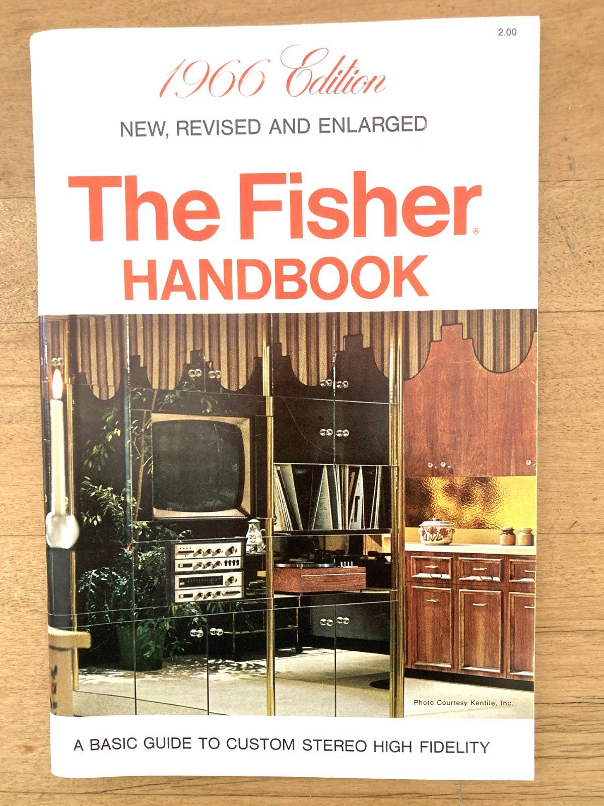 THE FISHER HANDBOOK 1966  - vintage audio component catalog - RARE