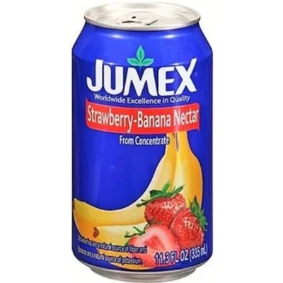 5x Jumex Strawberry Banana Nectar Drink Beverage Refreshing Juice Can New 11.3oz