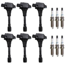 Denso 6 Ignition Coil 6 Iridium Spark Plugs Kit For Nissan Altima 3.5 V6