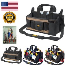 Multi-Compartment CLC 16 In. Tool Bag with Padded Handles - Perfect for Pros
