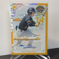 2025 Panini Prospect Edition Mitch Jebb #79 Pirates Prizm Autograph 02/10