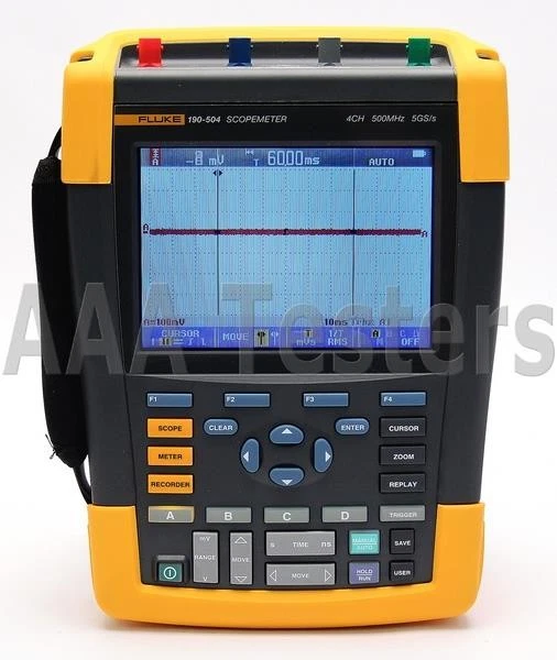 Fluke 190-504 Series II Scopemeter 4 Channel 500MHz Oscilloscope - Image 2 of 4