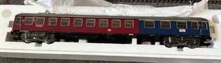 Märklin Track 1 Art. 58041 D Train Dining Car 1st Class Blue Red in Original Packaging