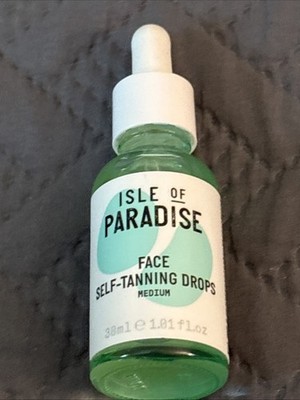 Isle Of Paradise Self Tanning Drops FACE Medium 1.01 fl. oz.  30ml  UNSEALED