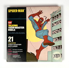 Vintage 1977 Spider-Man Talking View-Master Reels GAF Marvel Complete Damage