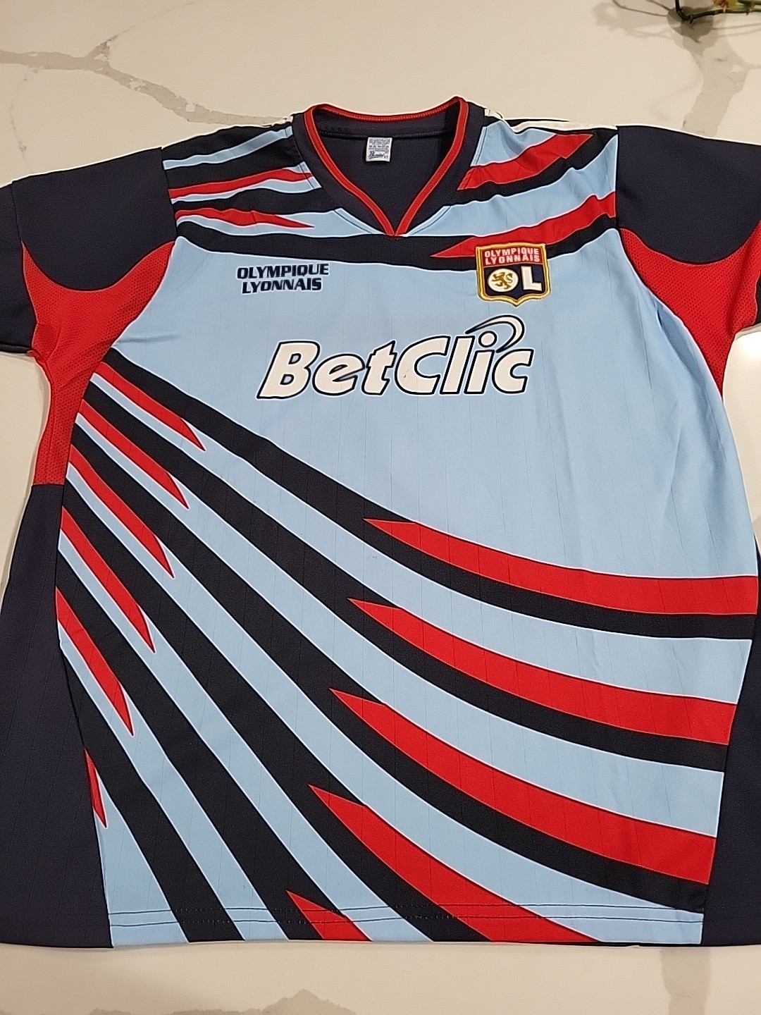 Olympique Lyonnais 10-11 Remini Unisex Unitalla Jersey Size XL Made In Mexico