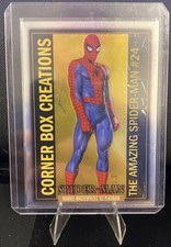 🕷 2024 Marvel Masterpieces '92 Platinum Corner Box Creations #CB-7 Spider-Man